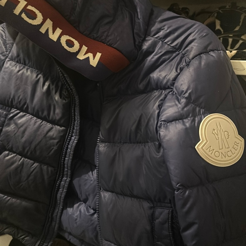Blue Moncler Boys coat
